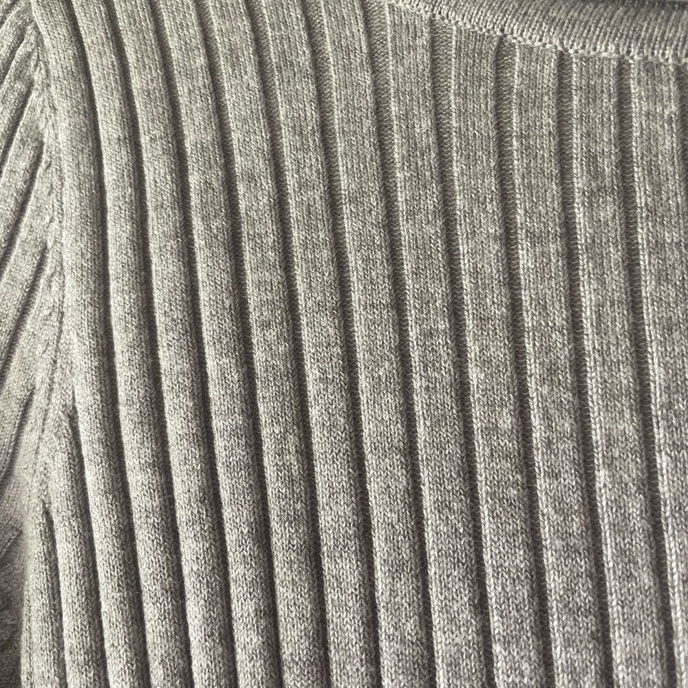 🎯50% OFF! a new day woman’s gray ribbed sweater top - Picture 5 of 5